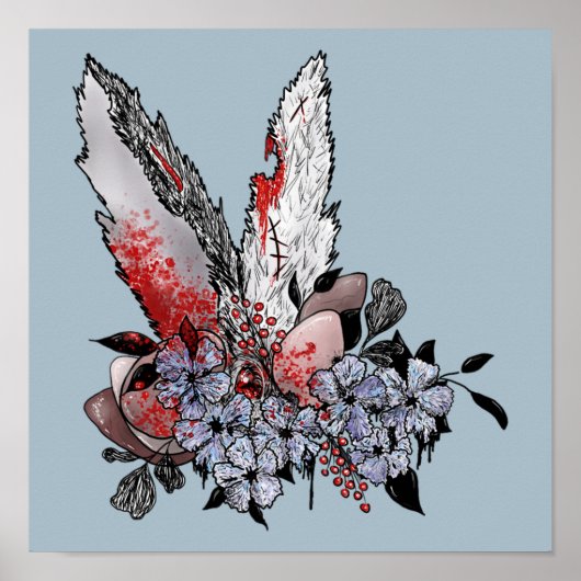 Easter Bunny Horror Poster (Voorkant)