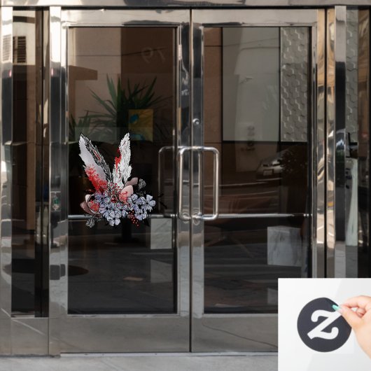 Easter Bunny Horror Raamsticker (Kantoordeur)