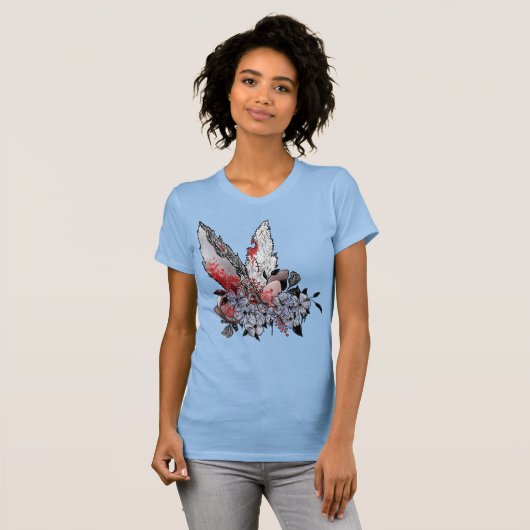 Easter Bunny Horror T-shirt (Voorkant volledig)