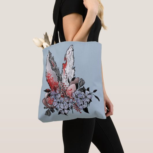 Easter Bunny Horror Tote Bag (Dichtbij)