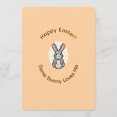 Easter Bunny Image Frame  Kaart (Achterkant)