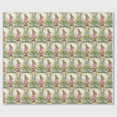 Easter Bunny in a Spring Garden Cadeaupapier (Vlak)