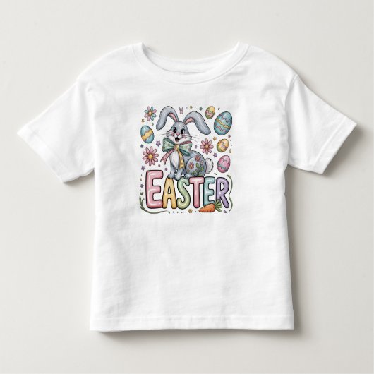 Easter Bunny Kinder Shirts (Voorkant)