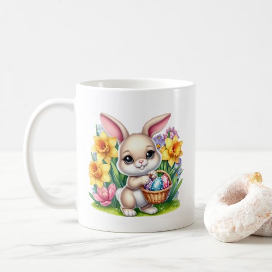 Easter Bunny  Koffiemok (Met donut)