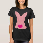 Easter Bunny Leopard Pattern Girls Women T-shirt (Voorkant)