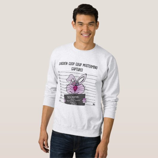 Easter Bunny Mannen Sweatshirt (Voorkant volledig)