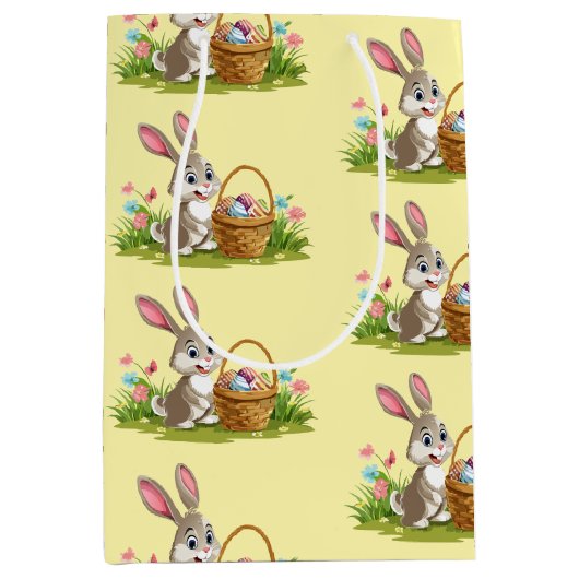 Easter bunny medium cadeauzakje (Voorkant)