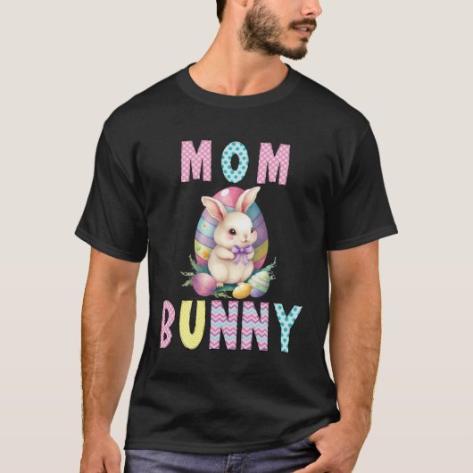 Easter Bunny Mom Bunny Easter Mother Bunny Rabbits T-shirt (Voorkant)