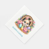 Easter Bunny Paper Napkins Servet (Hoek)