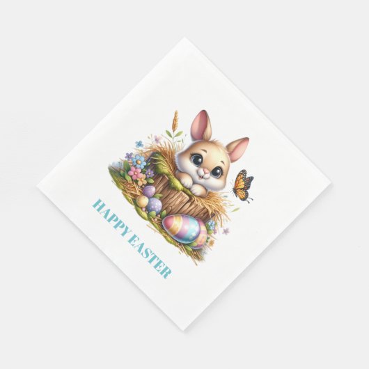 Easter Bunny Paper Napkins Servet (Hoek)