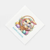 Easter Bunny Paper Napkins Servet (Hoek)