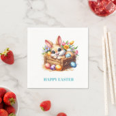 Easter Bunny Paper Napkins Servet (Insitu)