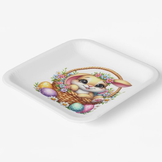 Easter Bunny  Papieren Bordje (Gebogen)