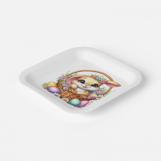 Easter Bunny  Papieren Bordje (Gebogen)
