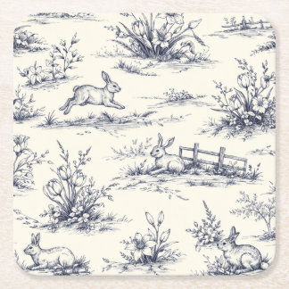 Easter Bunny Plates Kartonnen Onderzetters