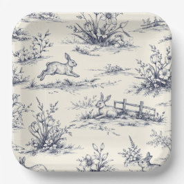Easter Bunny Plates Papieren Bordje