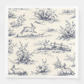 Easter Bunny Plates Servet (Voorkant)