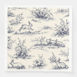 Easter Bunny Plates Servet