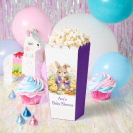 Easter Bunny Purple Jacket Baby Shower Bedankdoosjes