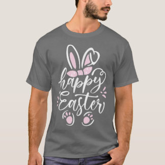 Easter Bunny Rabbit Trio Women Girls Cute Ea T-shirt