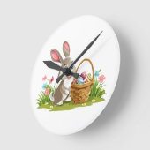 Easter bunny ronde klok (Hoek)