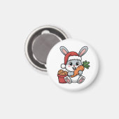 Easter Bunny’s Carrot Christmas Funny Cute Holiday Magneet (Voorkant / Achterkant)