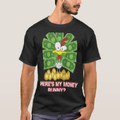 Easter Bunny Saying Raglan Baseball T-shirt (Voorkant)