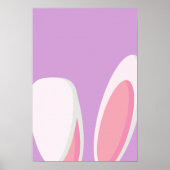 Easter Bunny Schattige Ears poster (Voorkant)