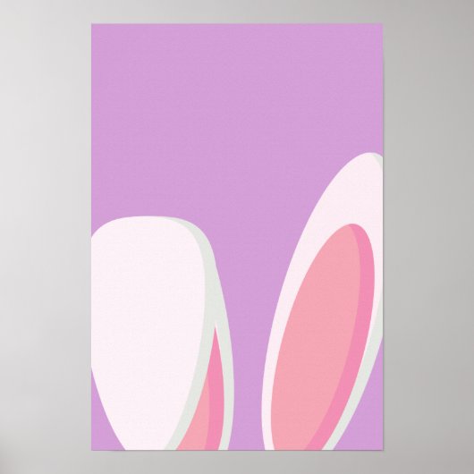 Easter Bunny Schattige Ears poster (Voorkant)