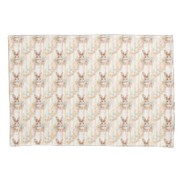 Easter Bunny Seamless Fabric – Pastel Cute Rabbit  Kussensloop