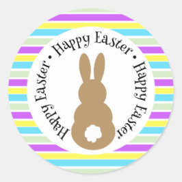 Easter Bunny Silhouette Sticker