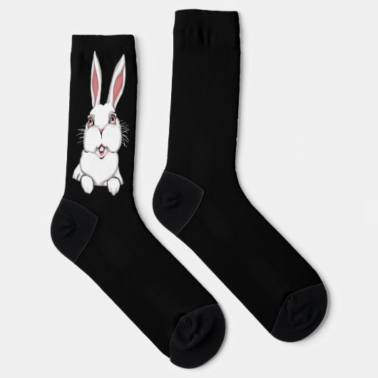 Easter Bunny Socks Festive Easter Socks Customize Sokken (Rechts)