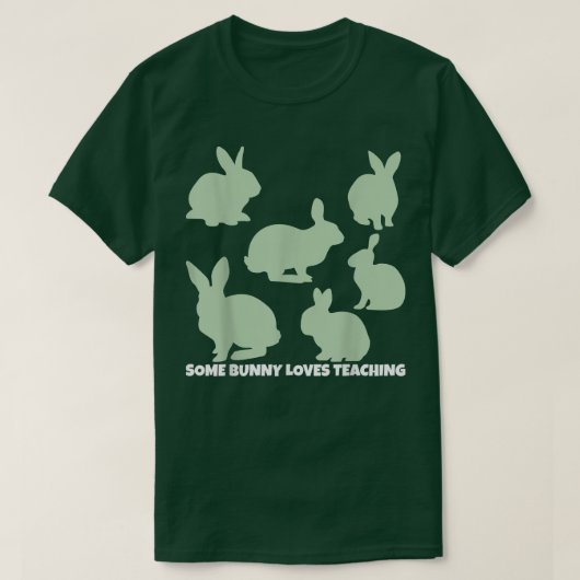 Easter Bunny, Some Bunny Loves Teaching, Easter Te T-shirt (Design voorkant)