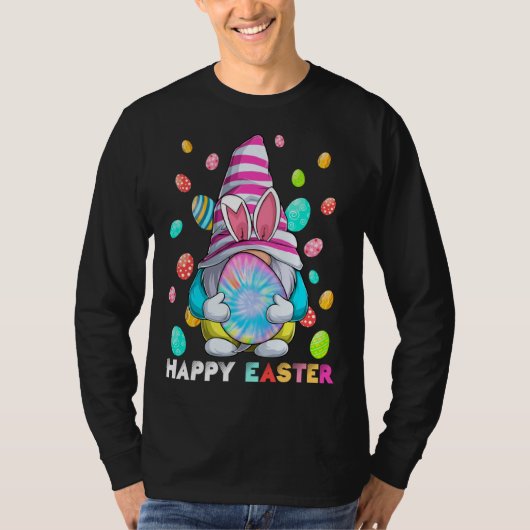 Easter Bunny Spring Gnome Easter Egg Hunting And B T-shirt (Voorkant)