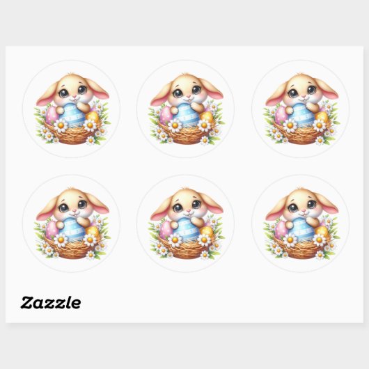 Easter Bunny Stickers (Vel)