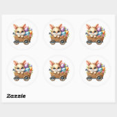 Easter Bunny Stickers (Vel)