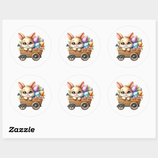 Easter Bunny Stickers (Vel)