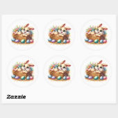 Easter Bunny Stickers (Vel)