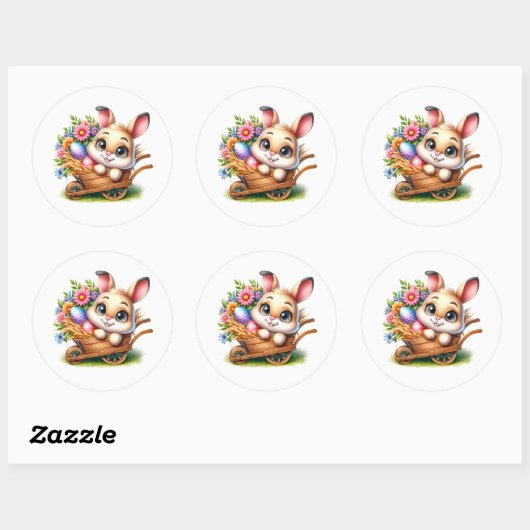 Easter Bunny Stickers (Vel)