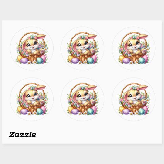 Easter Bunny Stickers (Vel)