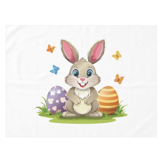 Easter bunny tafelkleed (Voorkant (Horizontaal))