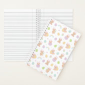 Easter Bunny Teddy Bear White Notitieboek (Binnen)