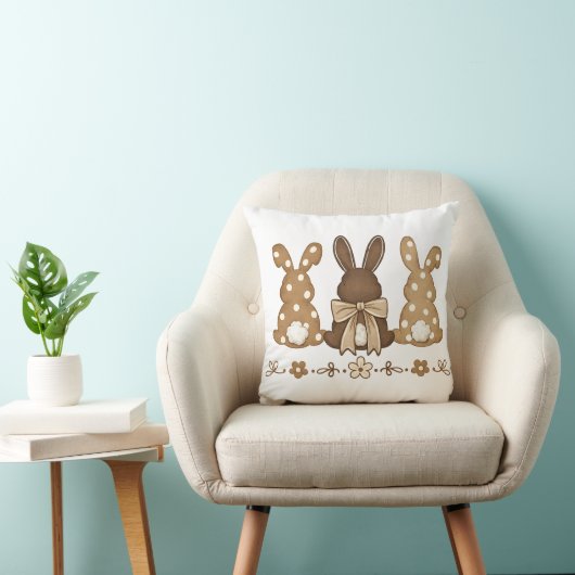 Easter Bunny Throw Pillow Design Kussen (Stoel)