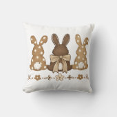 Easter Bunny Throw Pillow Design Kussen (Voorkant)