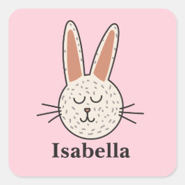 Easter Bunny Vierkante Sticker