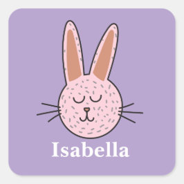 Easter Bunny Vierkante Sticker