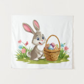 Easter bunny wandkleed (Voorkant (horizontaal))