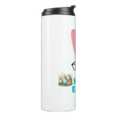 Easter Bunny Water Bottle Thermosbeker (Gedraaid links)