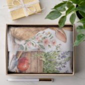 Easter Bunny Watercolor Tissue Paper Design Tissuepapier (Geschenk)