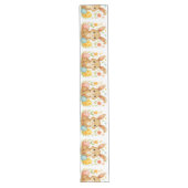 Easter Bunny with Eggs Table Runner Lange Tafelloper (Voorkant)